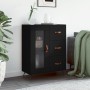 Aparador de madera de ingeniería negro 69,5x34x90 cm de vidaXL, Aparadores - Ref: Foro24-828013, Precio: 96,84 €