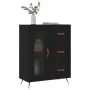 Black engineered wood sideboard 69.5x34x90 cm by vidaXL, Sideboards - Ref: Foro24-828013, Price: 96,04 €, Discount: %