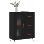 Schwarzes Sideboard aus Holzwerkstoff, 69,5 x 34 x 90 cm von vidaXL, Sideboards - Ref: Foro24-828013, Preis: 96,91 €, Rabatt: %