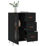 Schwarzes Sideboard aus Holzwerkstoff, 69,5 x 34 x 90 cm von vidaXL, Sideboards - Ref: Foro24-828013, Preis: 96,91 €, Rabatt: %