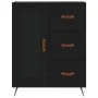 Black engineered wood sideboard 69.5x34x90 cm by vidaXL, Sideboards - Ref: Foro24-828013, Price: 96,04 €, Discount: %