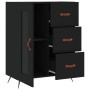 Aparador de madera de ingeniería negro 69,5x34x90 cm de vidaXL, Aparadores - Ref: Foro24-828013, Precio: 96,84 €