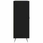 Black engineered wood sideboard 69.5x34x90 cm by vidaXL, Sideboards - Ref: Foro24-828013, Price: 96,04 €, Discount: %