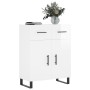 Sideboard aus glänzendem weißem Sperrholz 69,5x34x90 cm von vidaXL, Sideboards - Ref: Foro24-828006, Preis: 101,49 €, Rabatt: %