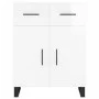 Aparador de madera contrachapada blanco brillante 69,5x34x90 cm de vidaXL, Aparadores - Ref: Foro24-828006, Precio: 100,21 €,...