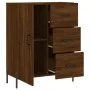 Sideboard aus eichenbraunem Holzwerkstoff, 69,5 x 34 x 90 cm von vidaXL, Sideboards - Ref: Foro24-827931, Preis: 108,11 €, Ra...