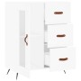 Aparador de madera de ingeniería blanco 69,5x34x90 cm de vidaXL, Aparadores - Ref: Foro24-828012, Precio: 96,98 €, Descuento: %