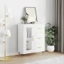 Weißes Sideboard aus Holzwerkstoff, 69,5 x 34 x 90 cm von vidaXL, Sideboards - Ref: Foro24-828020, Preis: 83,07 €, Rabatt: %