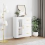 White engineered wood sideboard 69.5x34x90 cm by vidaXL, Sideboards - Ref: Foro24-828020, Price: 83,93 €, Discount: %