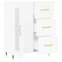 Weißes Sideboard aus Holzwerkstoff, 69,5 x 34 x 90 cm von vidaXL, Sideboards - Ref: Foro24-828020, Preis: 83,07 €, Rabatt: %