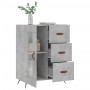 Concrete gray engineered wood sideboard 69.5x34x90 cm by vidaXL, Sideboards - Ref: Foro24-828016, Price: 69,08 €, Discount: %
