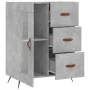 Betongraues Sideboard aus Holzwerkstoff, 69,5 x 34 x 90 cm von vidaXL, Sideboards - Ref: Foro24-828016, Preis: 68,55 €, Rabat...