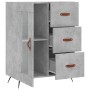 Concrete gray engineered wood sideboard 69.5x34x90 cm by vidaXL, Sideboards - Ref: Foro24-828016, Price: 69,08 €, Discount: %