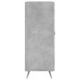 Aparador de madera de ingeniería gris hormigón 69,5x34x90 cm de vidaXL, Aparadores - Ref: Foro24-828016, Precio: 69,08 €