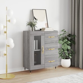 Sonoma gray engineered wood sideboard 69.5x34x90 cm by vidaXL, Sideboards - Ref: Foro24-828026, Price: 96,10 €, Discount: %
