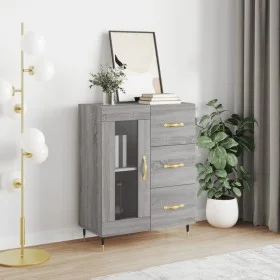 Sonoma gray engineered wood sideboard 69.5x34x90 cm by vidaXL, Sideboards - Ref: Foro24-828026, Price: 94,94 €, Discount: %
