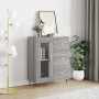 Sonoma-graues Sideboard aus Holzwerkstoff, 69,5 x 34 x 90 cm von vidaXL, Sideboards - Ref: Foro24-828026, Preis: 96,10 €, Rab...
