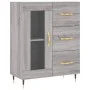 Aparador de madera de ingeniería gris Sonoma 69,5x34x90 cm de vidaXL, Aparadores - Ref: Foro24-828026, Precio: 94,90 €, Descu...