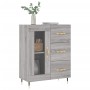 Sonoma-graues Sideboard aus Holzwerkstoff, 69,5 x 34 x 90 cm von vidaXL, Sideboards - Ref: Foro24-828026, Preis: 96,10 €, Rab...