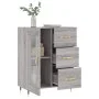 Sonoma gray engineered wood sideboard 69.5x34x90 cm by vidaXL, Sideboards - Ref: Foro24-828026, Price: 94,90 €, Discount: %
