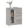 Sonoma gray engineered wood sideboard 69.5x34x90 cm by vidaXL, Sideboards - Ref: Foro24-828034, Price: 71,08 €, Discount: %