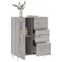 Sonoma gray engineered wood sideboard 69.5x34x90 cm by vidaXL, Sideboards - Ref: Foro24-828034, Price: 71,08 €, Discount: %
