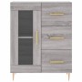 Aparador de madera de ingeniería gris Sonoma 69,5x34x90 cm de vidaXL, Aparadores - Ref: Foro24-828034, Precio: 71,67 €, Descu...