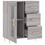 Aparador de madera de ingeniería gris Sonoma 69,5x34x90 cm de vidaXL, Aparadores - Ref: Foro24-828034, Precio: 71,67 €, Descu...