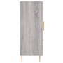 Aparador de madera de ingeniería gris Sonoma 69,5x34x90 cm de vidaXL, Aparadores - Ref: Foro24-828034, Precio: 71,67 €, Descu...