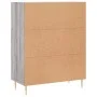 Sonoma gray engineered wood sideboard 69.5x34x90 cm by vidaXL, Sideboards - Ref: Foro24-828034, Price: 71,08 €, Discount: %