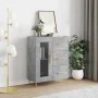 Concrete gray engineered wood sideboard 69.5x34x90 cm by vidaXL, Sideboards - Ref: Foro24-828032, Price: 92,01 €, Discount: %