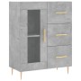 Concrete gray engineered wood sideboard 69.5x34x90 cm by vidaXL, Sideboards - Ref: Foro24-828032, Price: 93,12 €, Discount: %