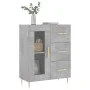 Concrete gray engineered wood sideboard 69.5x34x90 cm by vidaXL, Sideboards - Ref: Foro24-828032, Price: 92,01 €, Discount: %