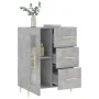 Concrete gray engineered wood sideboard 69.5x34x90 cm by vidaXL, Sideboards - Ref: Foro24-828032, Price: 92,01 €, Discount: %