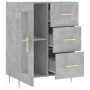 Concrete gray engineered wood sideboard 69.5x34x90 cm by vidaXL, Sideboards - Ref: Foro24-828032, Price: 93,12 €, Discount: %