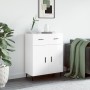 Hochglanzweißes Sperrholz-Sideboard 69,5 x 34 x 90 cm von vidaXL, Sideboards - Ref: Foro24-827998, Preis: 97,10 €, Rabatt: %