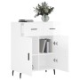 Hochglanzweißes Sperrholz-Sideboard 69,5 x 34 x 90 cm von vidaXL, Sideboards - Ref: Foro24-827998, Preis: 97,10 €, Rabatt: %