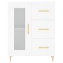 Weißes Sideboard aus Holzwerkstoff, 69,5 x 34 x 90 cm von vidaXL, Sideboards - Ref: Foro24-828028, Preis: 79,62 €, Rabatt: %