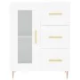 White engineered wood sideboard 69.5x34x90 cm by vidaXL, Sideboards - Ref: Foro24-828028, Price: 78,86 €, Discount: %