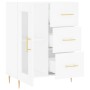 Weißes Sideboard aus Holzwerkstoff, 69,5 x 34 x 90 cm von vidaXL, Sideboards - Ref: Foro24-828028, Preis: 79,62 €, Rabatt: %