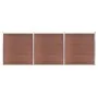 Valla de jardín de WPC marrón 526x186 cm de vidaXL, Paneles de vallas - Ref: Foro24-3053208, Precio: 691,62 €, Descuento: %