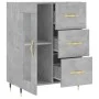 Betongraues Sideboard aus Holzwerkstoff, 69,5 x 34 x 90 cm von vidaXL, Sideboards - Ref: Foro24-828024, Preis: 92,99 €, Rabat...