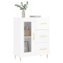 Hochglanzweißes Sperrholz-Sideboard 69,5 x 34 x 90 cm von vidaXL, Sideboards - Ref: Foro24-828030, Preis: 103,15 €, Rabatt: %