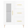 Hochglanzweißes Sperrholz-Sideboard 69,5 x 34 x 90 cm von vidaXL, Sideboards - Ref: Foro24-828030, Preis: 103,15 €, Rabatt: %