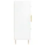 Aparador de madera contrachapada blanco brillante 69,5x34x90 cm de vidaXL, Aparadores - Ref: Foro24-828030, Precio: 101,88 €,...