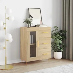 Engineered wood sideboard in Sonoma oak 69.5x34x90 cm by vidaXL, Sideboards - Ref: Foro24-828031, Price: 95,61 €, Discount: %