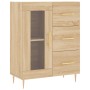 Aparador de madera de ingeniería roble Sonoma 69,5x34x90 cm de vidaXL, Aparadores - Ref: Foro24-828031, Precio: 96,79 €, Desc...