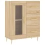 Engineered wood sideboard in Sonoma oak 69.5x34x90 cm by vidaXL, Sideboards - Ref: Foro24-828031, Price: 95,61 €, Discount: %