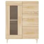Engineered wood sideboard in Sonoma oak 69.5x34x90 cm by vidaXL, Sideboards - Ref: Foro24-828031, Price: 95,61 €, Discount: %