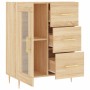Aparador de madera de ingeniería roble Sonoma 69,5x34x90 cm de vidaXL, Aparadores - Ref: Foro24-828031, Precio: 96,79 €, Desc...